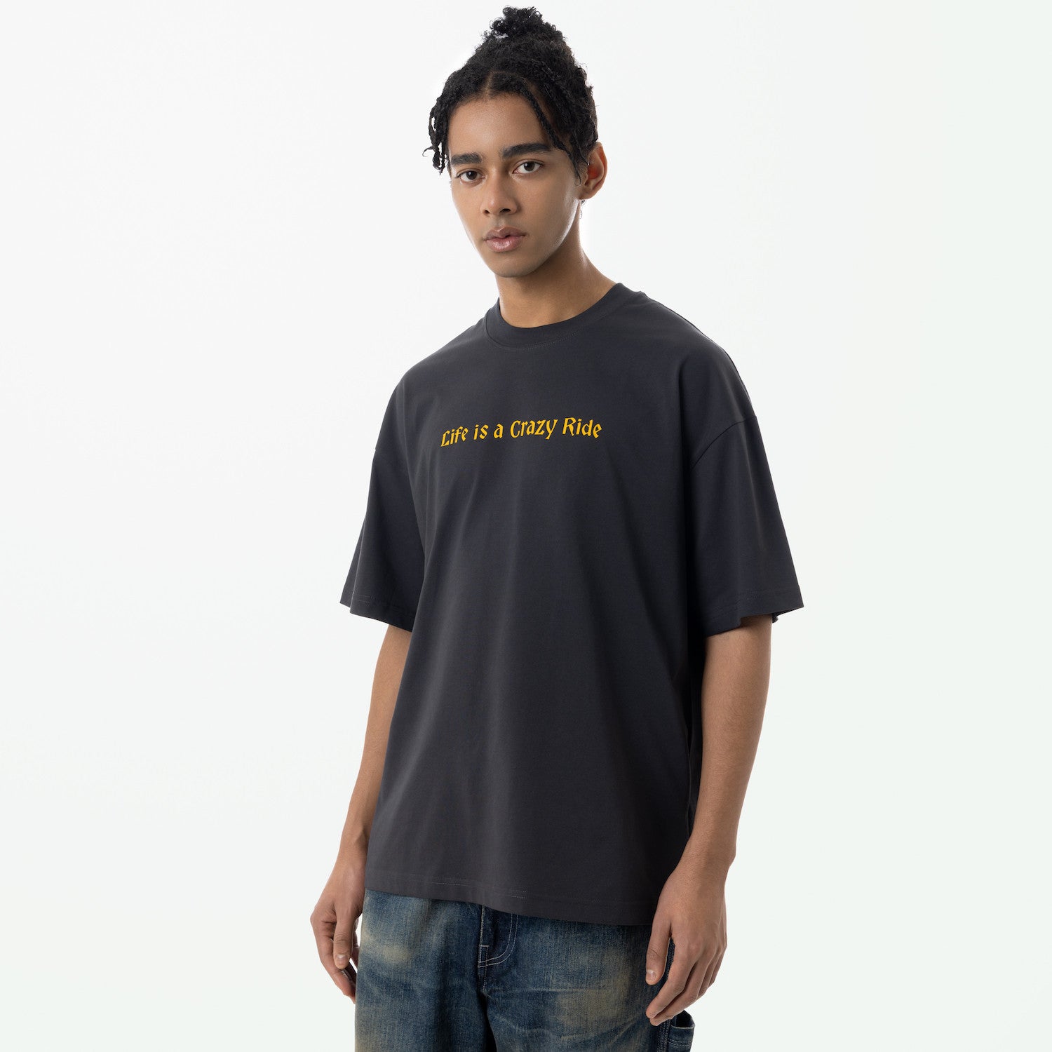 MADNESS LIFE IS A CRAZY RIDE HYBRID T-SHIRT