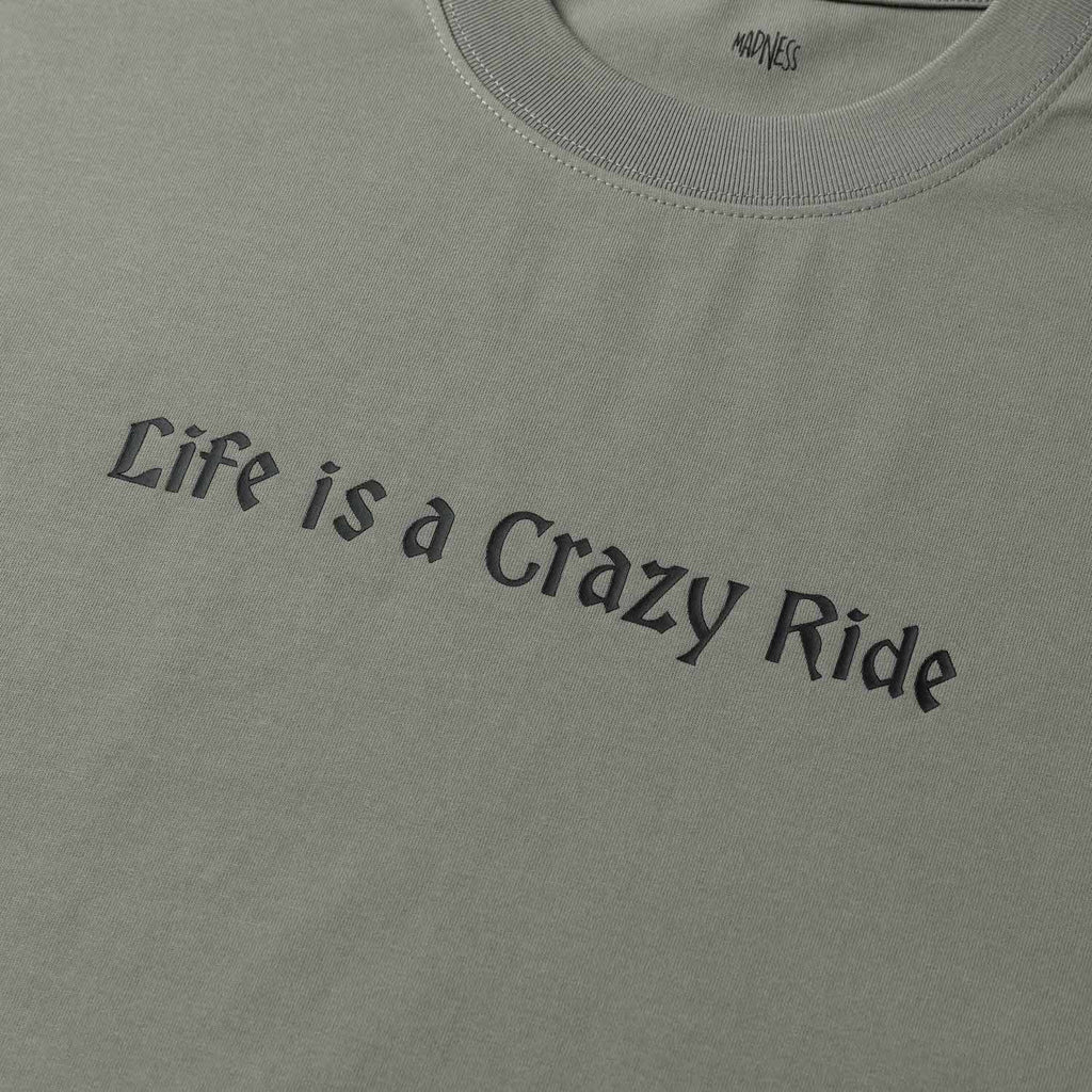 MADNESS LIFE IS A CRAZY RIDE HYBRID T-SHIRT