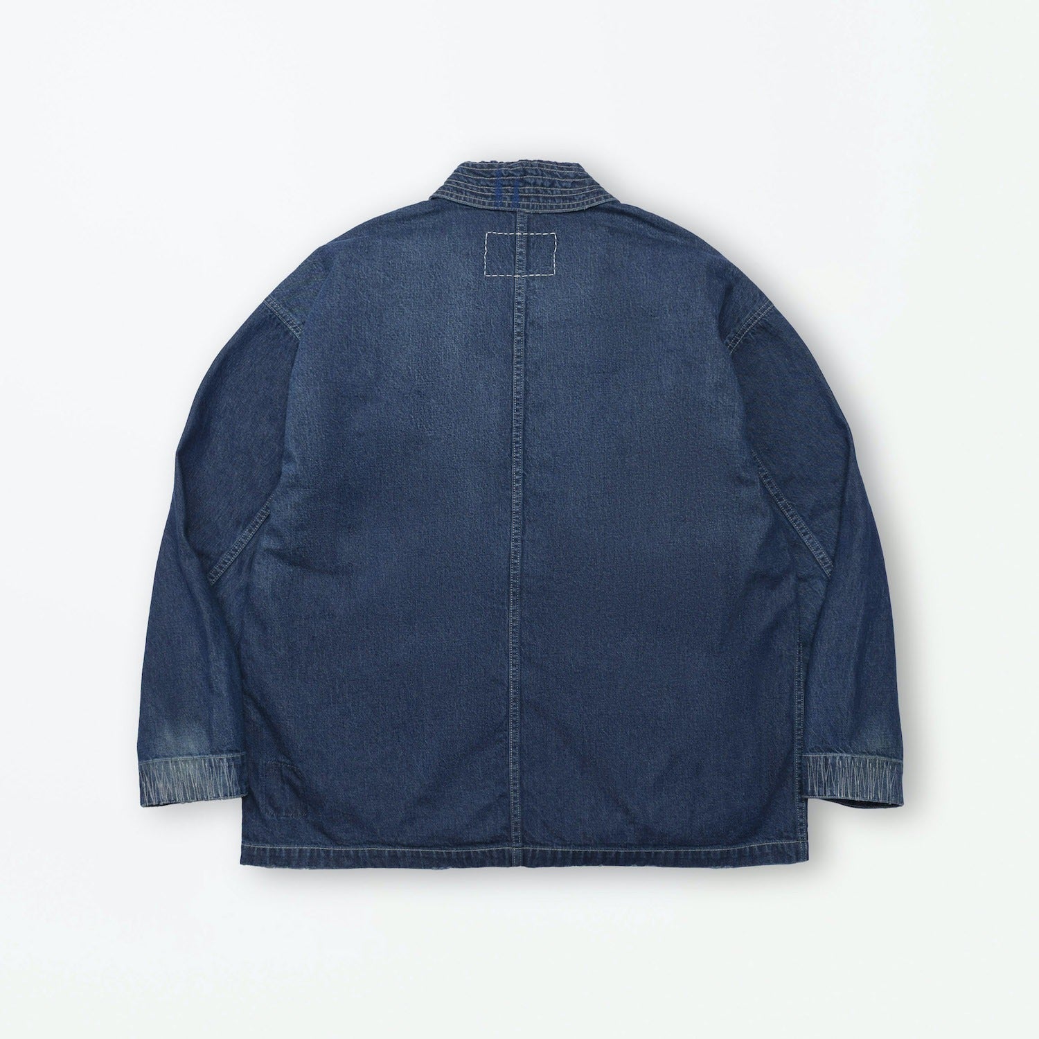 MADNESS NV. SHAWL COLLAR NEP DENIM COVERALL