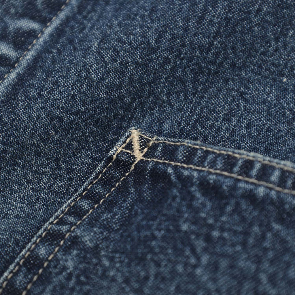 MADNESS NV. SHAWL COLLAR NEP DENIM COVERALL