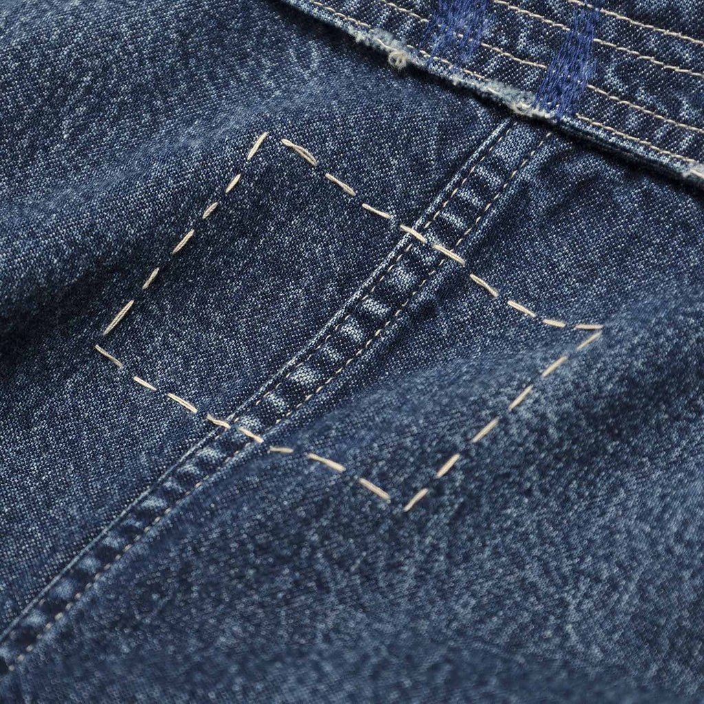 MADNESS NV. SHAWL COLLAR NEP DENIM COVERALL