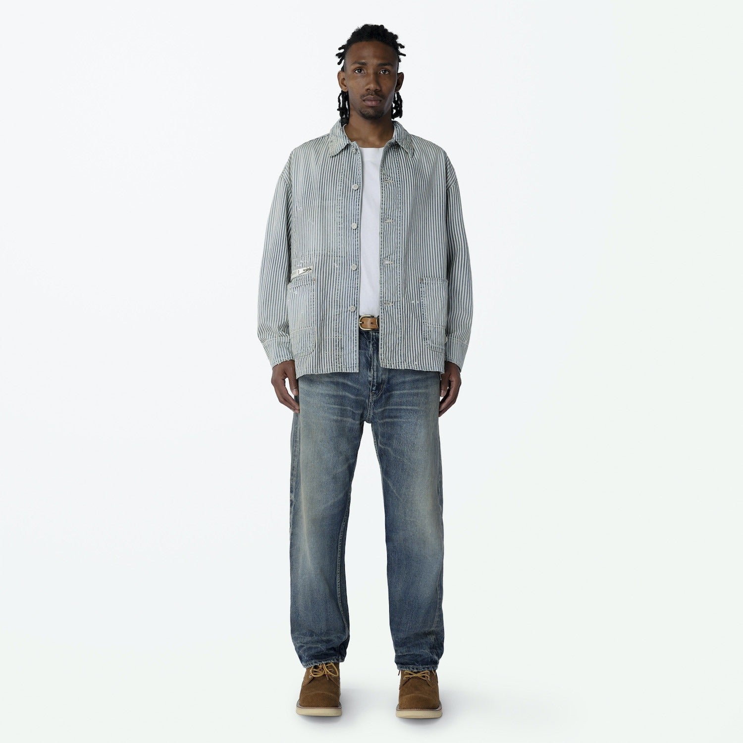MADNESS RAILROAD HICKORY STRIPE WORK JACKET