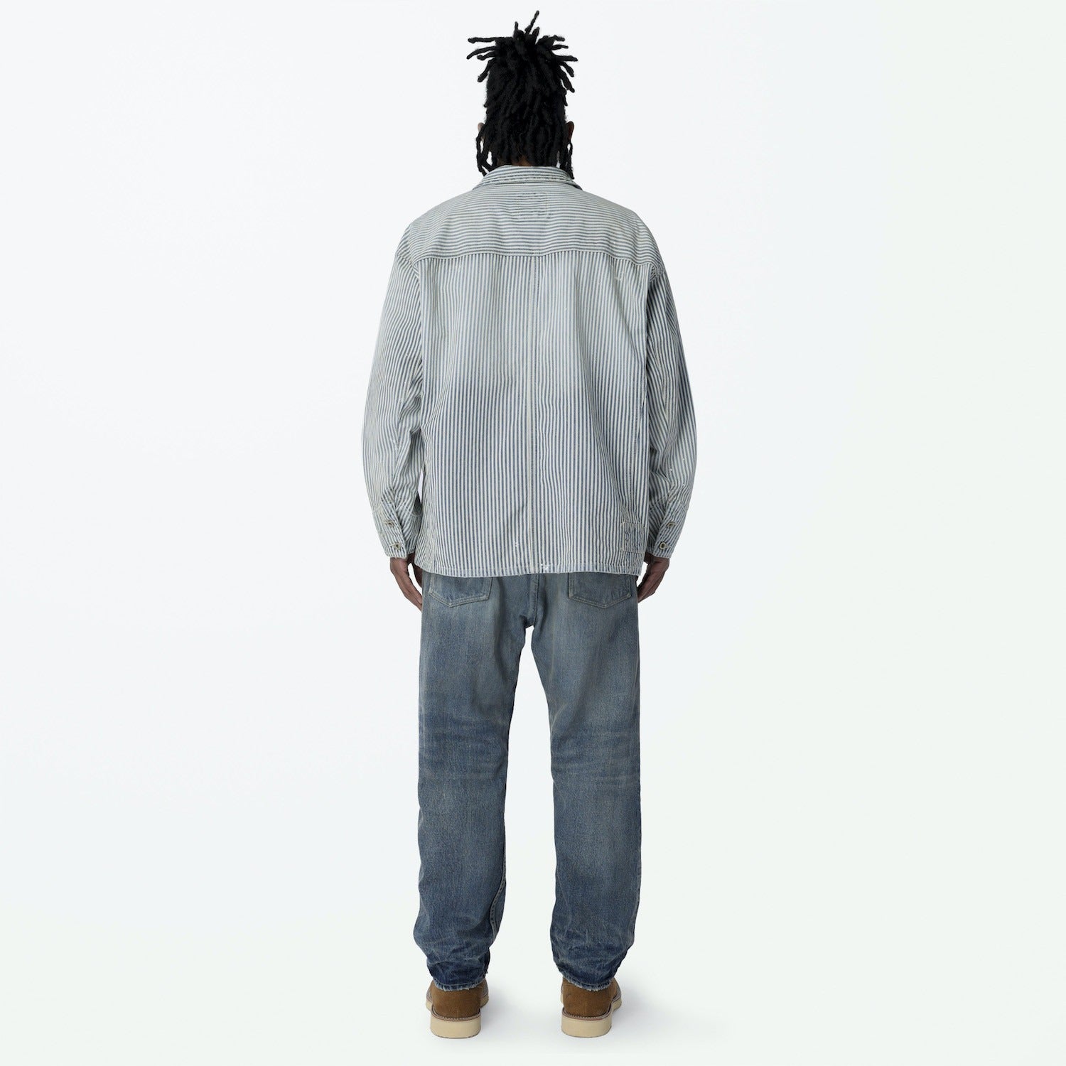 MADNESS RAILROAD HICKORY STRIPE WORK JACKET