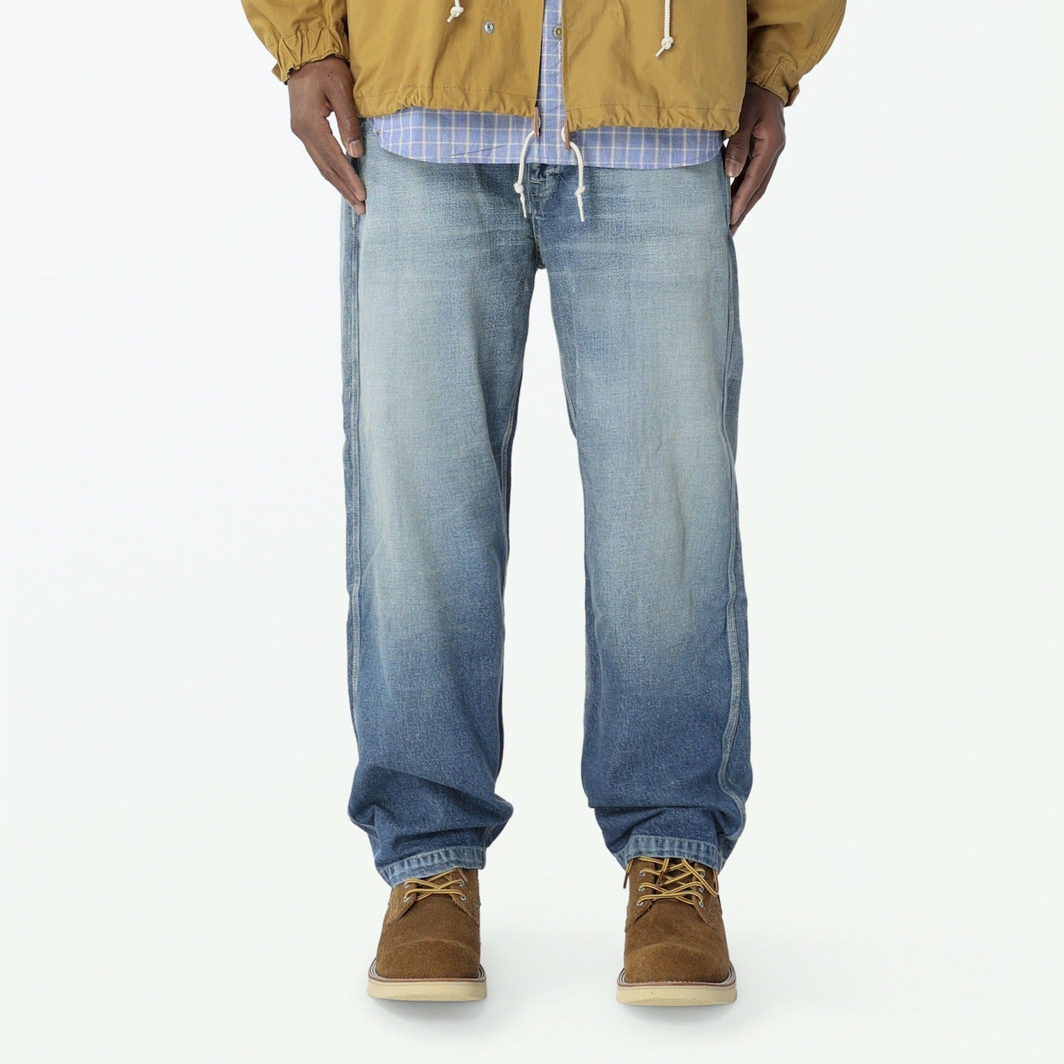 MADNESS AGING DENIM PAINTER PANTS . M2 RELAXED