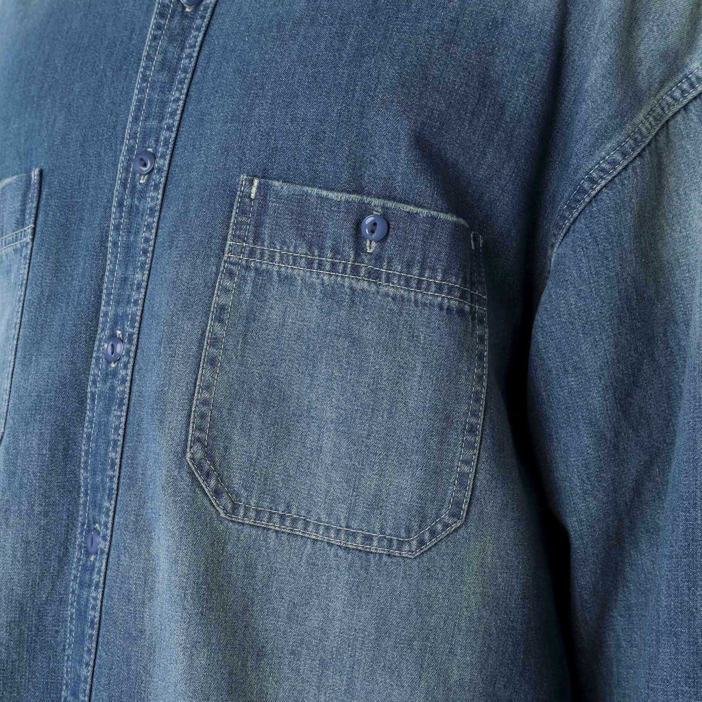 MADNESS AGING NEP DENIM WORK SHIRT