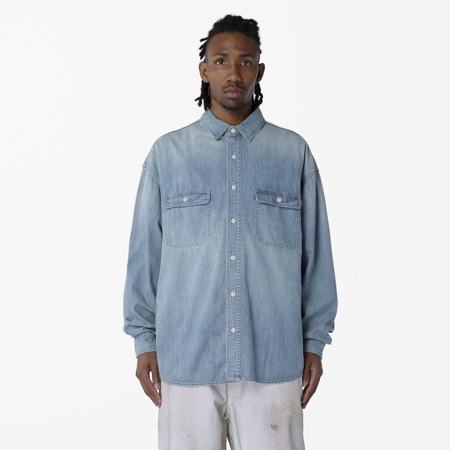 MADNESS 1940S CHAMBRAY WORKSHIRT