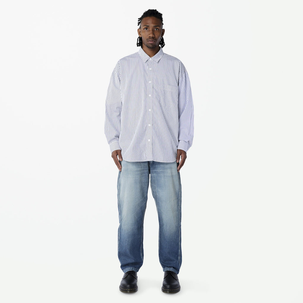 MADNESSS STD TYPEWRITER STRIPE BD SHIRT
