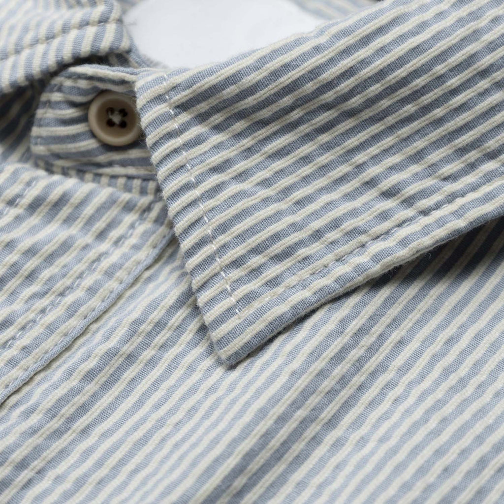 MADNESS DYED SUCKER STRIPE LOUNGE SHIRT