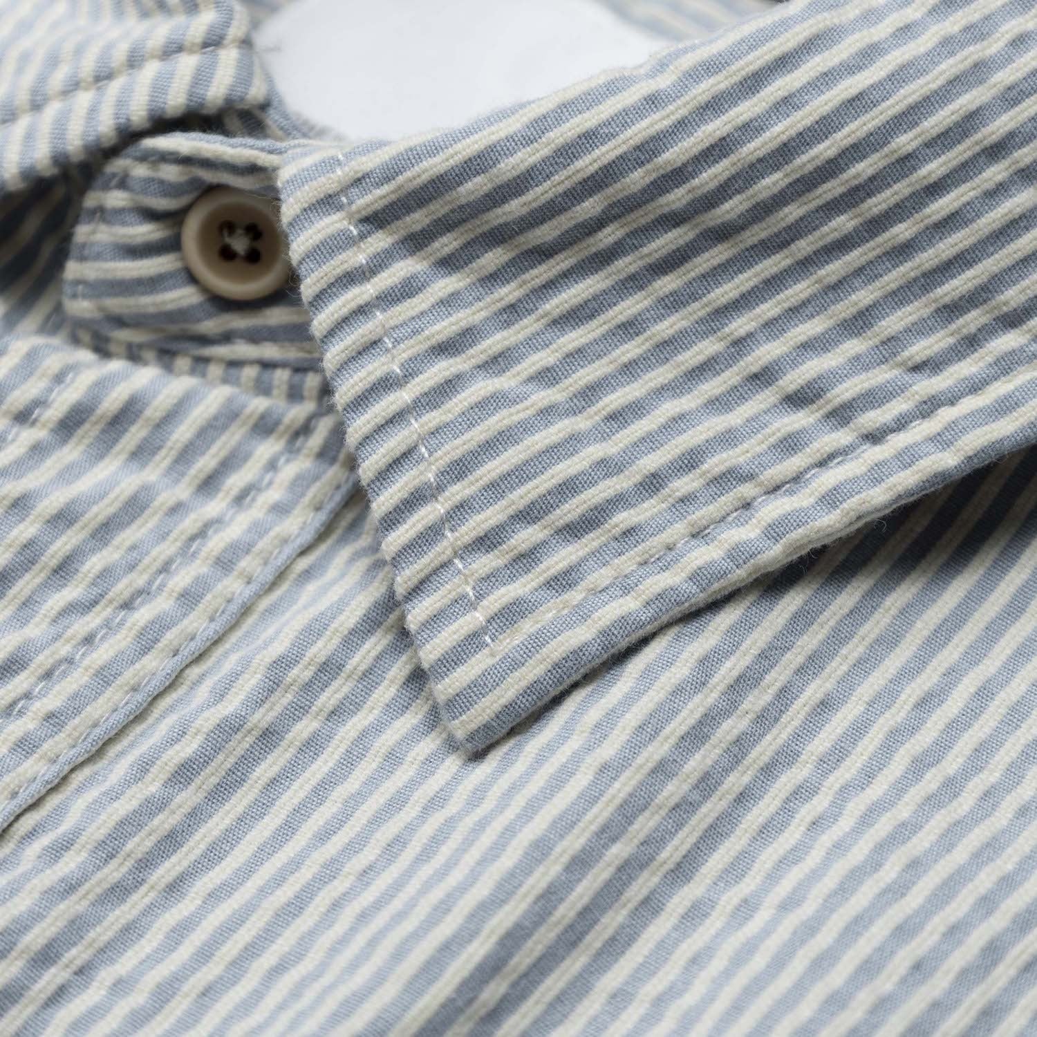 MADNESS DYED SUCKER STRIPE LOUNGE SHIRT
