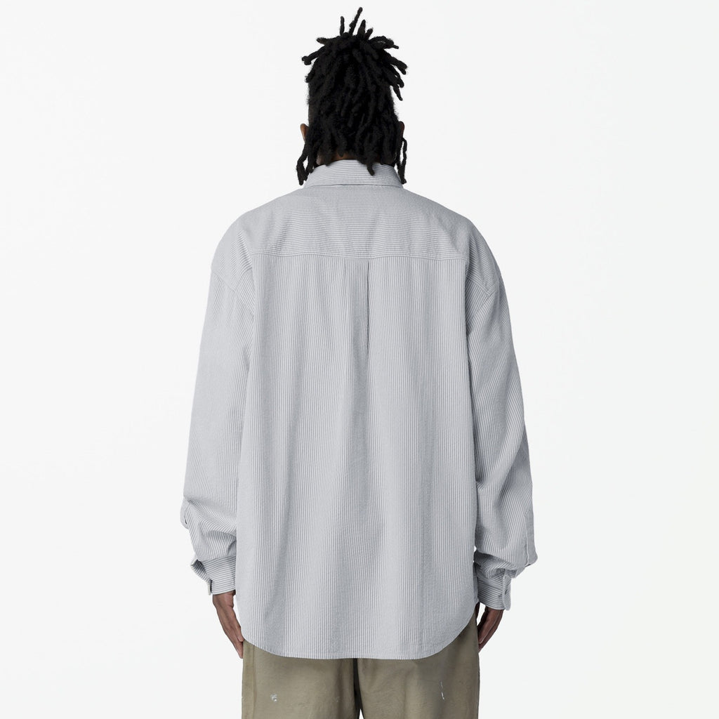 MADNESS DYED SUCKER STRIPE LOUNGE SHIRT