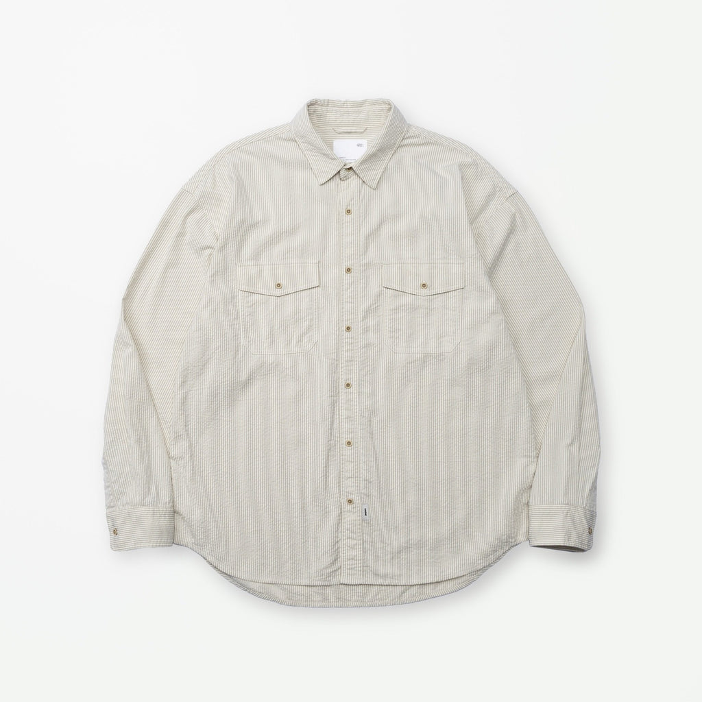 MADNESS DYED SUCKER STRIPE LOUNGE SHIRT