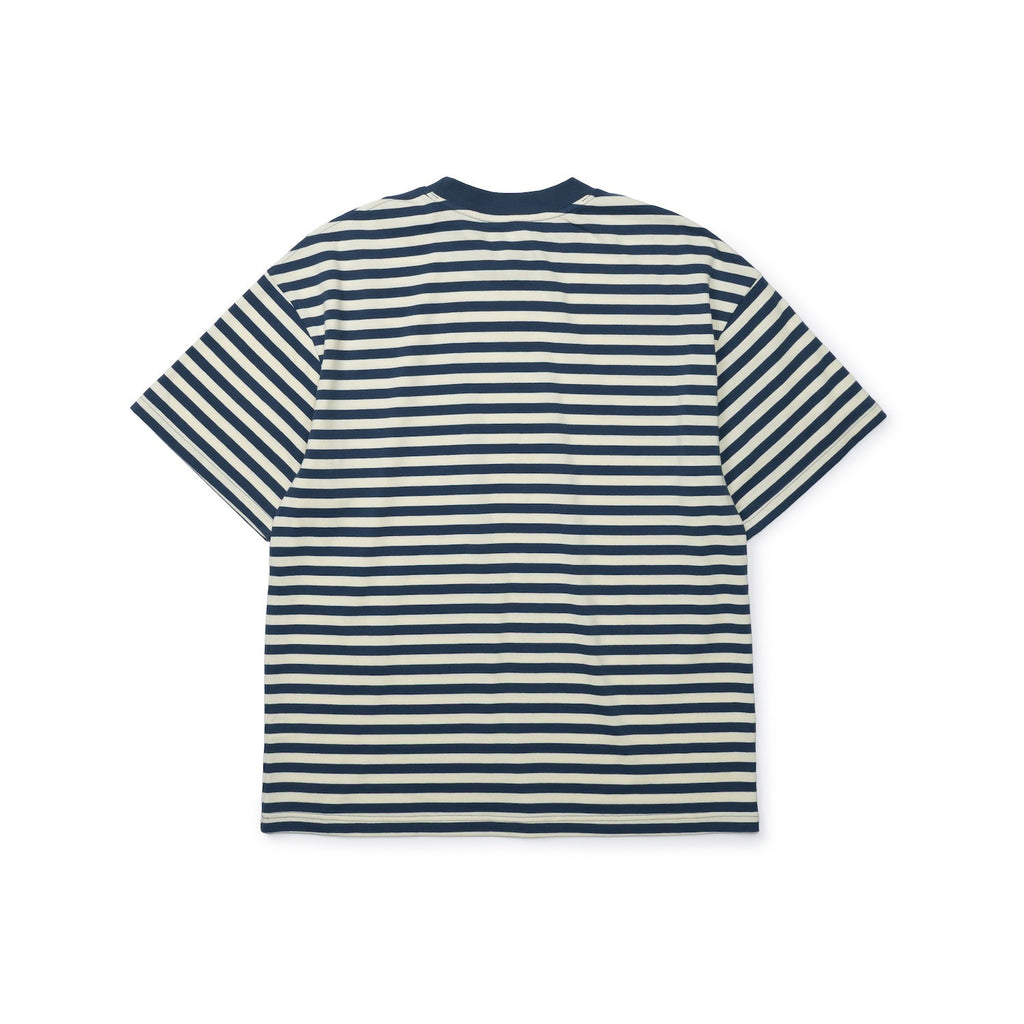 MADNESS STRIPED LABEL TEE